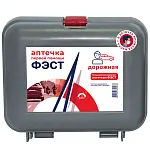 Аптечка автомобильная Ф-1288 (дорожная №1) маска в комплекте, футляр полистирол ФЭСТ /1/24