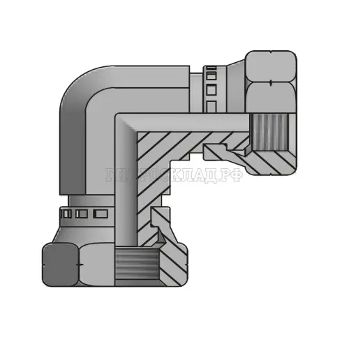 Адаптер 90° BSP(г) 1/2» - BSP(г) 1/2» (Vitillo SPA)