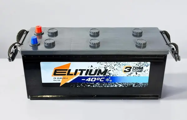 Аккумулятор автомобильный 12v 145 Ач обратная грузовая полярность, пусковой ток 950А, Elitium