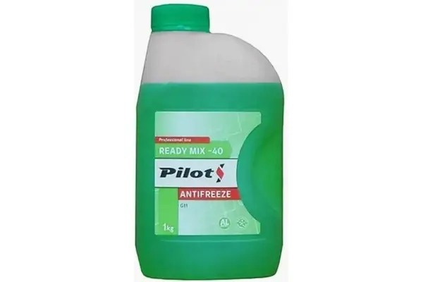 Антифриз зеленый готовый 1 кг. PILOTS READY MIX -40