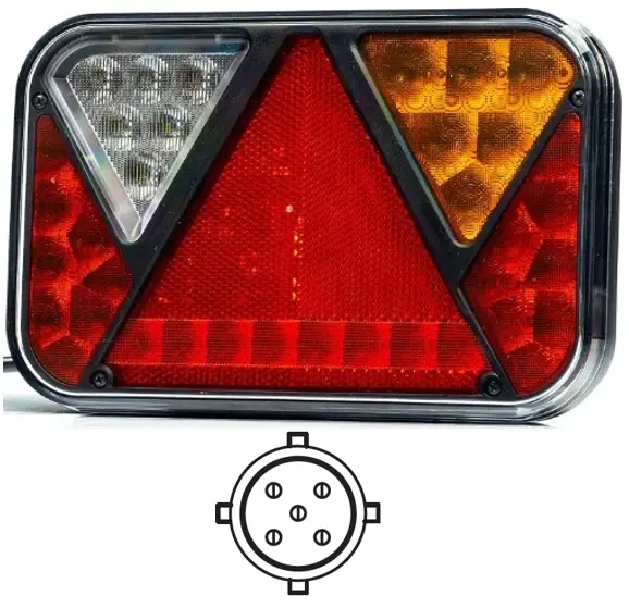 Фонарь задний правый Fristom FT-270 P TB LED COF BAJONET 5PIN