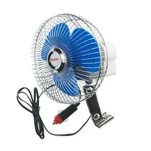 Вентилятор в салон 12V 6» M-502 с решеткой металл