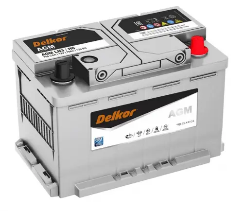 Delkor LN3.0 AGM 70Ач R+ EN760A 278x175x190 B13