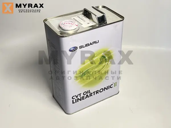 Трансмиссионное масло SUBARU CVT LINEARTRONIC II 4л (зеленое)