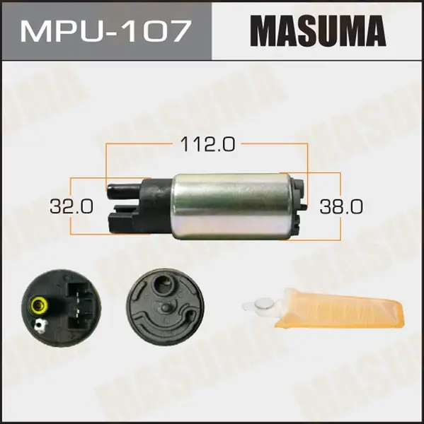 Бензонасос (топливный насос) Masuma для Toyota Yaris Verso 1999-2005. Артикул MPU-107
