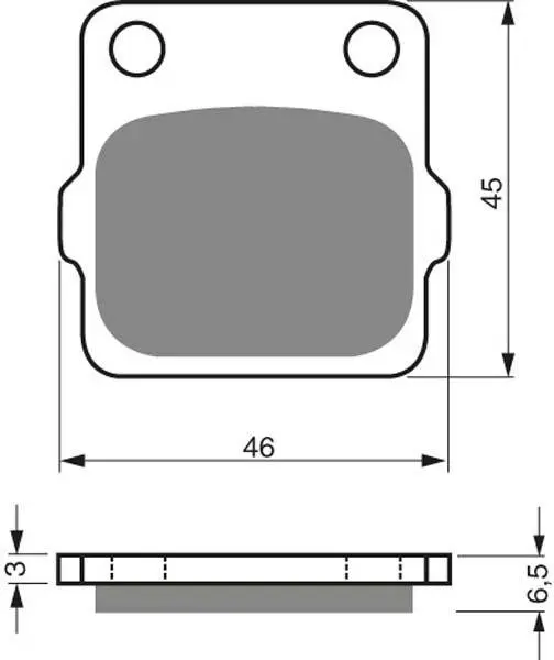Тормозные колодки для мотоциклов GOLDfren 003 K5