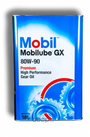Масло трансмиссионное Mobil Mobilube GX 80W90 GL4 18л 155424